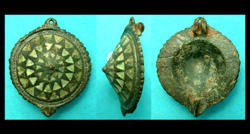 Brooch, Umbate, Enameled, ca. 2nd Cent, RARE!